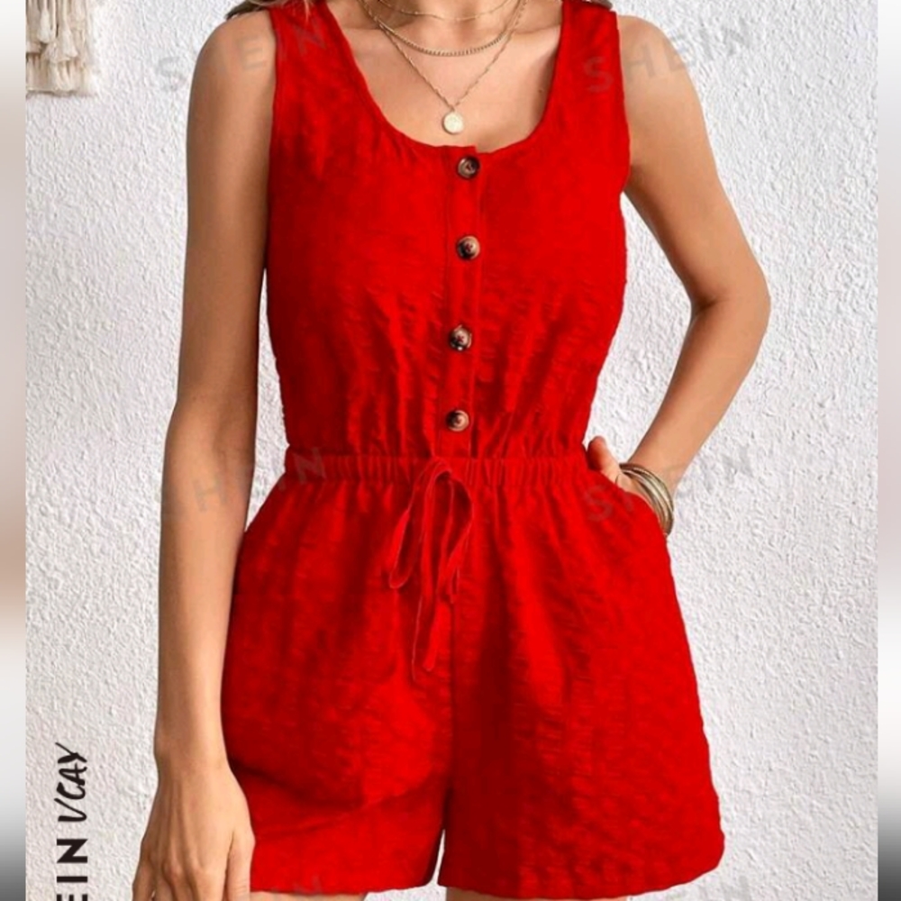 Red romper
